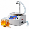 ZONESUN ZS-GPGT1C Semi-Automatic Weighing Filling Machine for Honey & Viscous Liquids - machine and material application