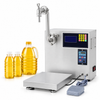 ZONESUN Gear pump weighing filler with cooking oil containers