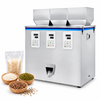 ZONESUN ZS-GWF3 triple hopper granule filler with grains and beans