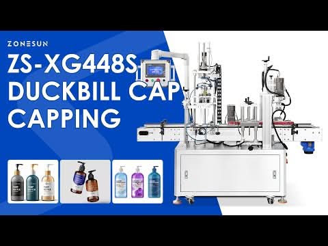 ZONESUN ZS-XG448S Automatic Pump Bottle Spray Cap Capping Machine