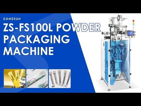 ZONESUN ZS-FS100L Vertical Powder Packing Machines for Small Sachets Pouch Packaging