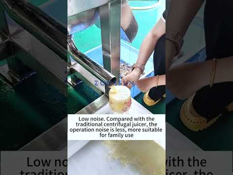 ZONESUN ZS-ZJ01 Industrial Screw Press Juicer Machine Automatic Spiral Juice Extractor for Fruits Vegetables Ginger
