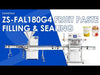 ZONESUN ZS-FAL180G4 Automatic Rotor Pump Weighing Filling and Sealing Line for Paste