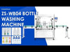 Zonesun ZS-WB04 Automatic Air Bottle Washing Machine Bottle Cleaning Machine