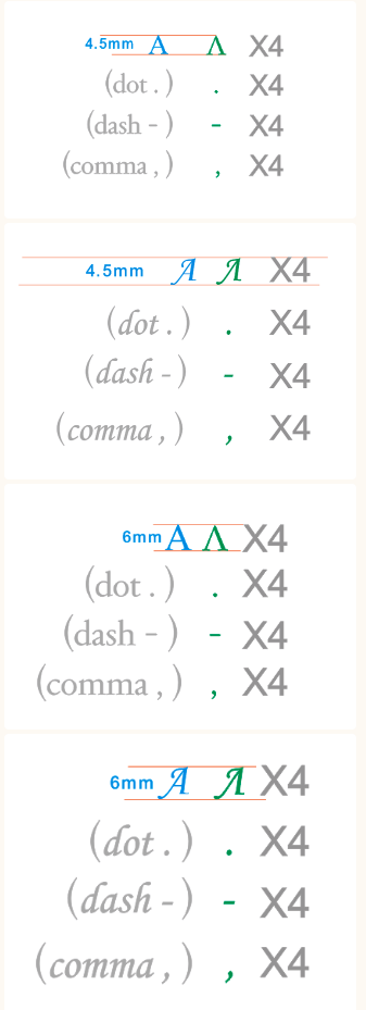 custom link for letters