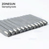 ZONESUN  12PCS Leather Stamp Jewelry Metal Stamps Symbols Leather Stamping Tools  For Bracelet Necklace