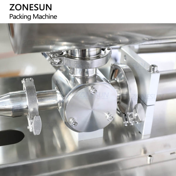 ZONESUN ZS-FS200D1 Automatic Vertical Piston Pump Paste Filling and Sealing Machine Honey Cream Sachet