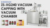 ZONESUN ZS-XG240 Automatic Vacuum Capping Machine | 40 Bottles/min