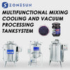 ZONESUN ZS-MB300L3 Triple Mixing Tank | Industrial Liquid Blender for Food & Cosmetics
