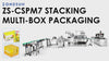 ZONESUN ZS-CSPM7 Integrated Carton Collating and Case Packing Line