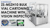 ZONESUN ZS-MSZH10 Automatic Vial Cartoning Machine | 20–60 boxes/min for Pharmaceutical Glass Vials