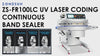 ZONESUN ZS-FR100LC Band Sealer with UV Laser Marking | Mylar & Plastic Bags