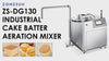 ZONESUN ZS-DG130 Industrial Cake Batter Aerator & Whipping Machine | 130L 540 pcs/h