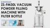 ZONESUN ZS-FM30L Automatic Dust-Free Vacuum Powder Filling Machine for Ultra-Fine Non-Free Flowing Powder