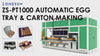 ZONESUN ZS-PT1000 Automatic Rotary Pulp Molding Machine | Egg Tray & Fruit Tray Maker | 1000 pcs/hr