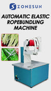 ZONESUN ZS-KZJ100 Elastic Cord Tying Machine Bundling Solution for Cables Vegetables Printing