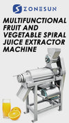 ZS-ZJ01 Commercial Screw Press Juicer Industrial Spiral Extractor 500-2500 kg/h Fruit Vegetable Press