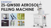 ZONESUN ZS-QW500 Semi-Automatic Aerosol Filling Machine for Male or Female Valves