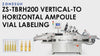 ZONESUN ZS-TBRH200 Automatic Vertical-to-Horizontal Vial Labeling Machine video