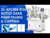 ZONESUN ZS-AFC48B Automatic Round Bottle Gear Pump Filling and Capping