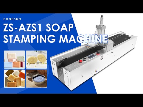 ZONESUN ZS-AZS1 Automatic Handmade Soap Logo Embossing Machine.