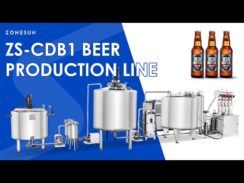 ZONESUN ZS-CDB1 Automatic Soda Water Packaging Processing Machine.