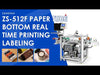 ZONESUN ZS-512F Real-Time Bottom Print and Apply Labeling Machine RFID Labeling Machine