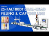 ZONESUN ZS-FAL180DT Automatic Liquid Filling Capping Machine Desktop S