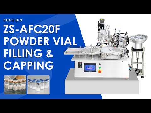  zonesun powder vial filling and capping machine
