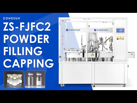 Zonesun ZS-FJFC2 Automatic Vial Powder Filling and Sealing Machine.