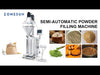 ZONESUN ZS-FM710 Semi Auto Powder Filling Machine with Weighing Scale