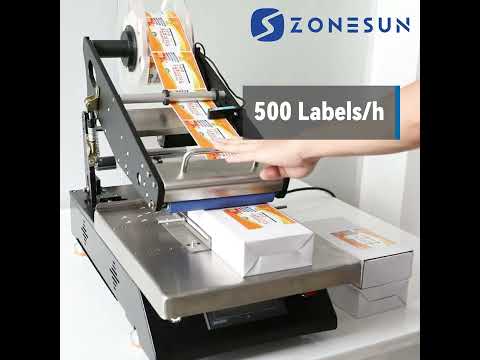 flat surface labeling machine
