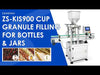 ZONESUN ZS-KIS900 Automatic Granule Filling Machine | Volumetric Cup Filler 900-1000 BPH