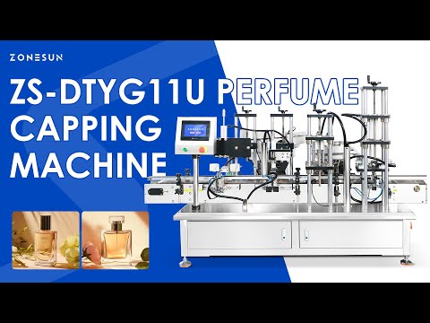 Zonesun ZS-DTYG11U Automatic Perfume Capping Machine.