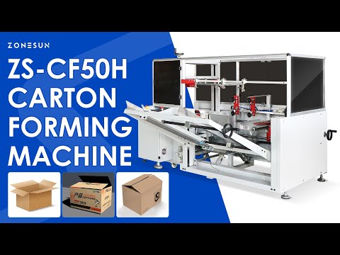Zonesun ZS-CF50H Carton Assembly Machine Case Erector.