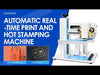 ZONESUN ZS-8025D Digital Hot Foil Stamping Machine for Boxes & Bags
