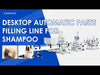 ZONESUN ZS-FAL180D8 Automatic Tabletop Paste Filling Capping and Labeling Line