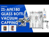 ZONESUN ZS-AFK180 Double Head Continuous Motion Jar Capper for Glass J