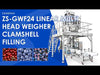 ZONESUN ZS-GWF24 Fruit Weighing Clamshell Filling Machine