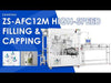 ZONESUN ZS-AFC12M Rotary Spouted Pouch Filling and Capping Machine Piston Filling