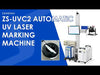 ZONESUN ZS-UVC2 Intelligent Vision UV Laser Coder for Cosmetic Packaging Cold Processing