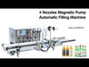ZONESUN 4 Nozzles Automatic Magnetic Pump Liquid Filling Machine ZS-DTMP4A