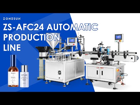 Automatic filling capping labeling machine