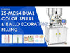 ZS-MCS4 Dual-Color Spiral Filling Machine | ZONESUN