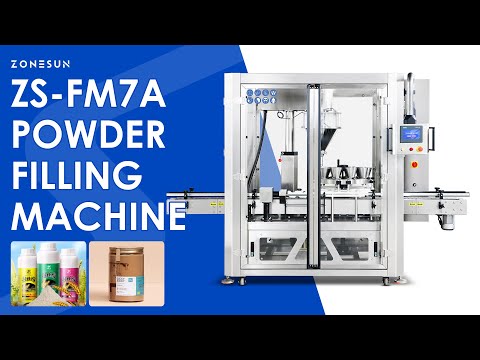 Zonesun ZS-FM7A Rotary Powder Auger Filling Machine.