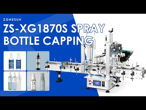 ZONESUN ZS-XG1870S Automatic Spray Bottle Capping Machine 