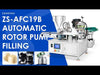 ZONESUN ZS-AFC19B Automatic Cream Filling Capping Machine with Rotor Pump