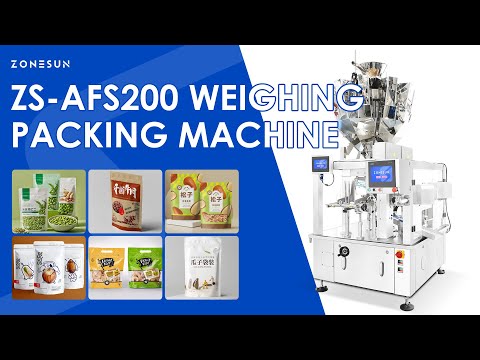 Zonesun ZS-AFS200 Automatic Granule Packing Machine for Grain Rice video