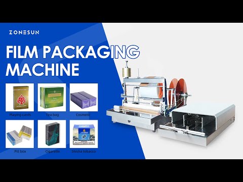 Zonesun ZS-ACW1 Manual Cellophane Wrapping Machine BOPP Film Wrapper.