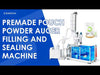 ZONESUN ZS-AFS210 Automatic Powder Pouch Bag Filling Sealing Machine